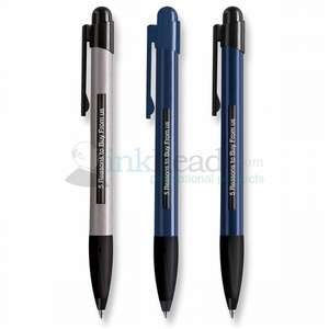 Custom Promotional Innovator Soft Grip Metallic Video Pen