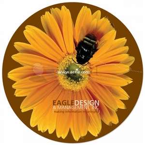 Custom Promotional Vynex Mouse Pad - 8"Round x 1/8"