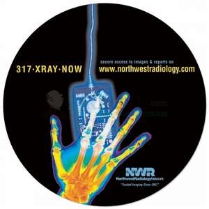 Custom Promotional Vynex Mouse Pad - 8"Round x 1/4"