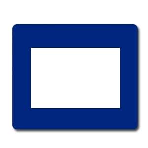 Custom Promotional Blue Stock Frame-It Mouse Pad - 8" x 9" x 1/8"
