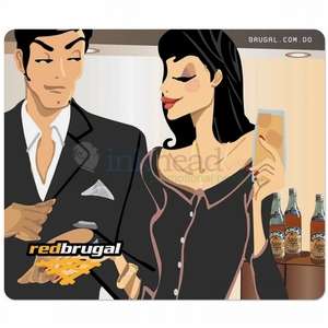 Custom Promotional Vynex Mouse Pad - 8" x 9-1/2"x 1/16"
