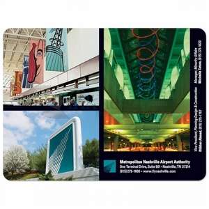 Custom Promotional Origin'L Fabric Mouse Pad - 6" x 8" x 1/16"