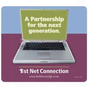 Custom Promotional Origin'L Fabric Mouse Pad - 7-1/2" x 8" x 1/16"