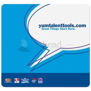 Custom Promotional Origin'L Fabric Mouse Pad - 7-1/2" x 8" x 1/8"