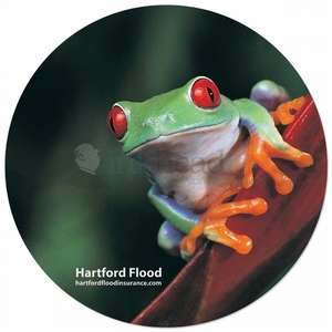 Custom Promotional Origin'L Fabric Mouse Pad - 8" Round x 1/8"