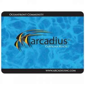 Custom Promotional Origin'L Fabric Mouse Pad - 6" x 8" x 1/4" 