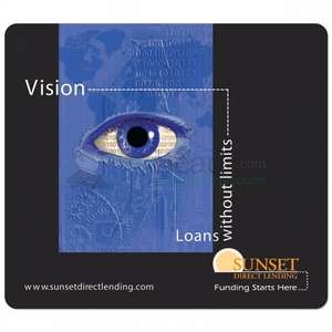 Custom Promotional Origin'L Fabric Mouse Pad - 7-1/2" x 8-1/2" x 1/4"
