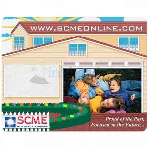 Custom Promotional Frame-It FLEX Window/Photo Mouse Pad - 8" x 9-1/2" x 1/8", Heavy Duty Base)