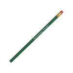 Custom Round Wood Cased Pencils - Thrifty Model Pencil with Pink Eraser