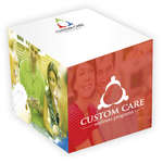 Customized Note Cubes - StickyNote Cube 2-3/8" x 2-3/8" x 2-3/8"