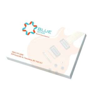 Custom Promotional Adhesive Notepad 4" x 3" - 50 Sheets