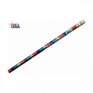 Custom Promotional Rainbow Foil Pencil