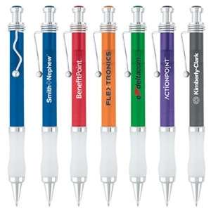 Custom Promotional Curly Clip with Grip Pen
