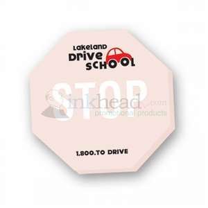 Custom Promotional Adhesive Octagon Notepad 3" x 3" - 25 Sheets