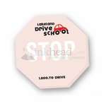 Imprinted Stock Shaped Notepads - Adhesive Octagon Notepad 3" x 3" - 25 Sheets