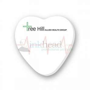 Adhesive Heart Notepad 3" x 3" - 25 Sheets 