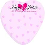 Wholesale Stock Shaped Notepads - Adhesive Heart Notepad 3" x 3" - 50 Sheets