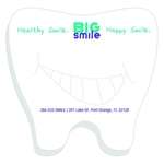 Personalized Stock Shaped Notepads - Adhesive Tooth Notepad 3" x 3" - 50 Sheets