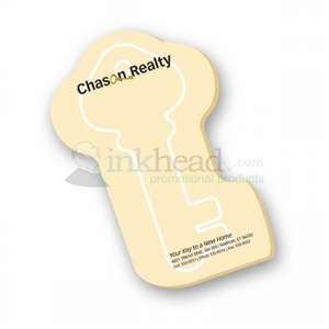 Custom Promotional Adhesive Key Notepad 4" x 6" - 25 Sheets