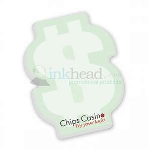 Adhesive Dollar Sign Notepad 4