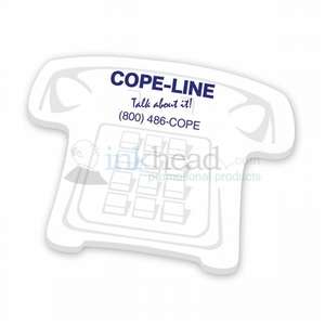 Custom Promotional Adhesive Telephone Notepad 4" x 3" - 50 Sheets