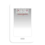 Business Stock Shaped Notepads - Adhesive Cell Phone Notepad 4" x 3" - 50 Sheets