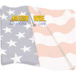 Promotional Stock Shaped Notepads - Adhesive Flag Notepad 4" x 3" - 50 Sheets