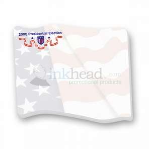 Custom Promotional Adhesive Flag Notepad 4" x 3" - 100 Sheets