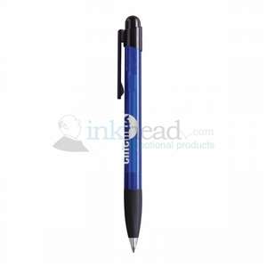 Custom Promotional Innovator Translucent Soft Grip Pen (Quick Ship)