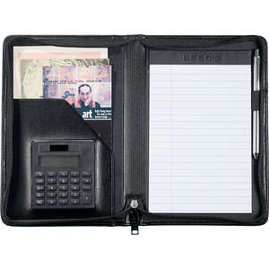 Custom Promotional Manchester Jr. Zippered Padfolio