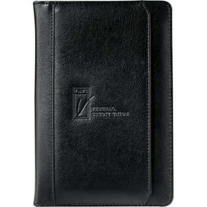 Manchester Jr. Zippered Padfolio Black