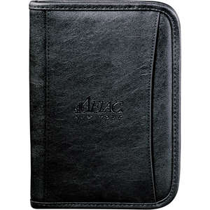 DuraHyde Jr. Zippered Padfolio Black