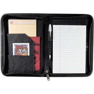 Custom Promotional DuraHyde Jr. Zippered Padfolio
