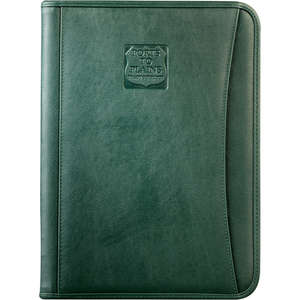 DuraHyde Zippered Padfolio Green