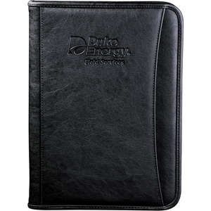 Custom Promotional DuraHyde Zippered Padfolio