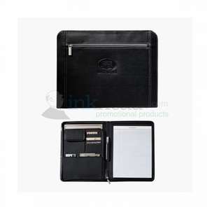Custom Promotional Metropolitan Zippered Padfolio