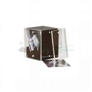 Custom Promotional Metropolitan Leather and Acrylic Photo Cube