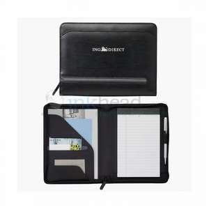 Custom Promotional Distinctions Jr. Zippered Padfolio
