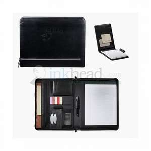 Custom Promotional Distinctions Zippered Padfolio