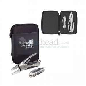 Custom Promotional Do-it-All Tool Set - Black