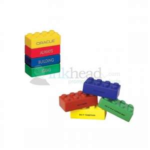 Custom Promotional Icon Building Block Stress Toy
