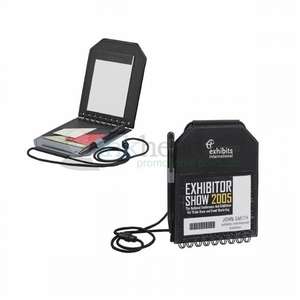 Custom Promotional Icon Metro Event Jotter - Black
