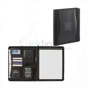 Wave Zippered Padfolio 