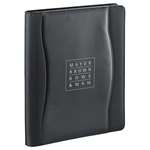 Custom Portfolios, Padfolios & Writing Pads - Wave Zippered Padfolio