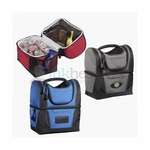 Promotional Lunch Coolers - WorkZone Dual Compartment Lunch Cooler