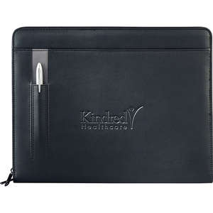 Custom Promotional Links Zippered Padfolio