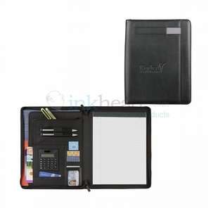 Links Zippered Padfolio