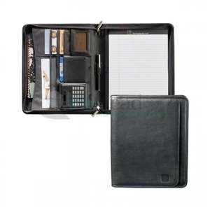 Custom Promotional Manhattan Zippered Padfolio