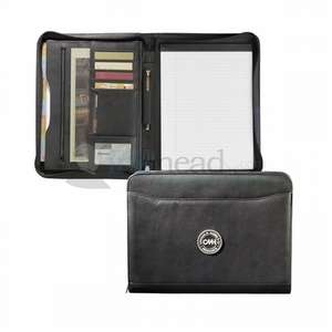 Millennium Leather Zippered Padfolio 