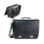 Logo Bags - Millennium Leather Compu-Saddle Bag